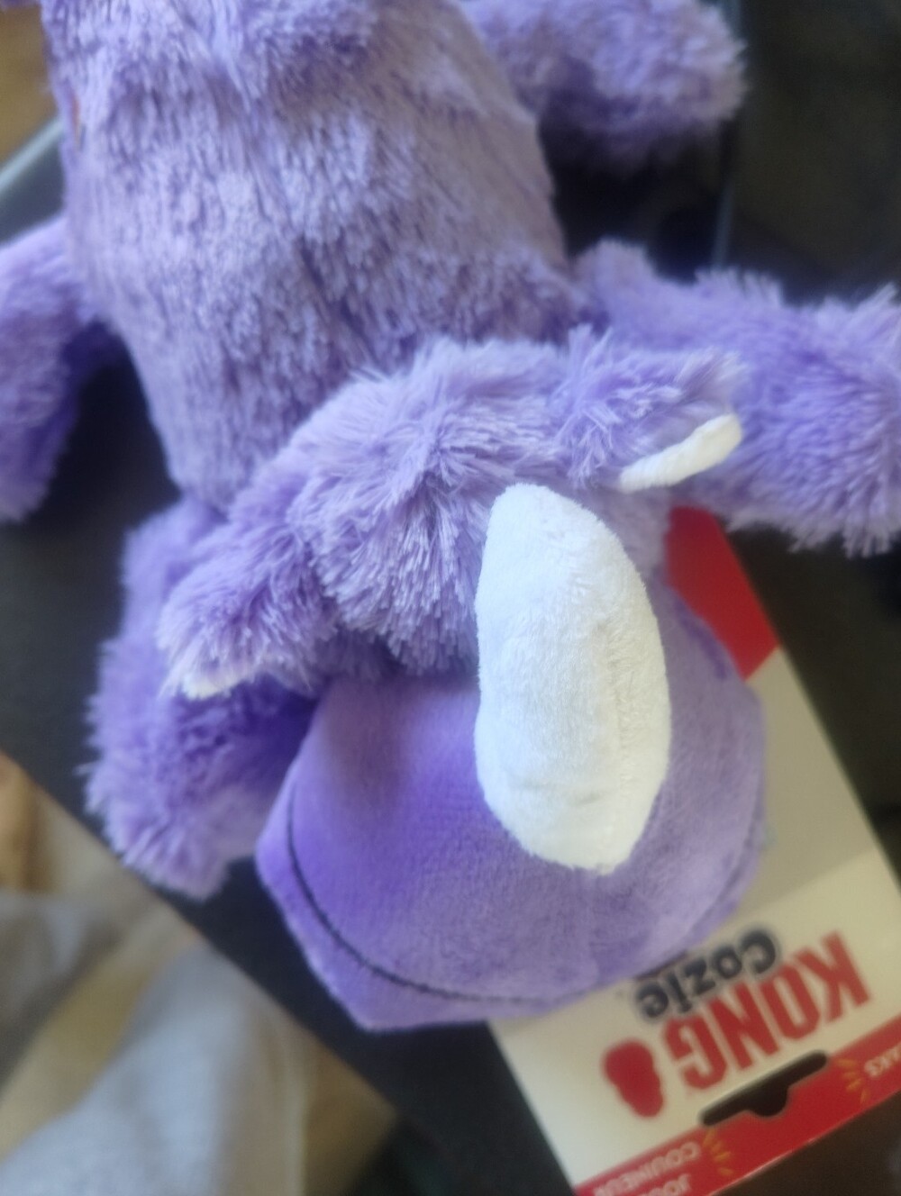KONG Cozie Rosie the Rhino Dog Toy